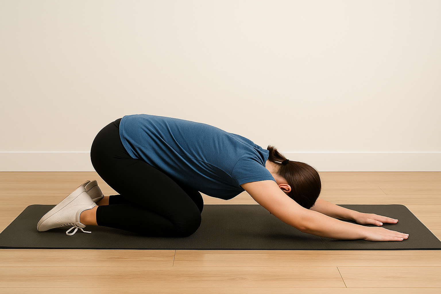 Child’s Pose for back pain