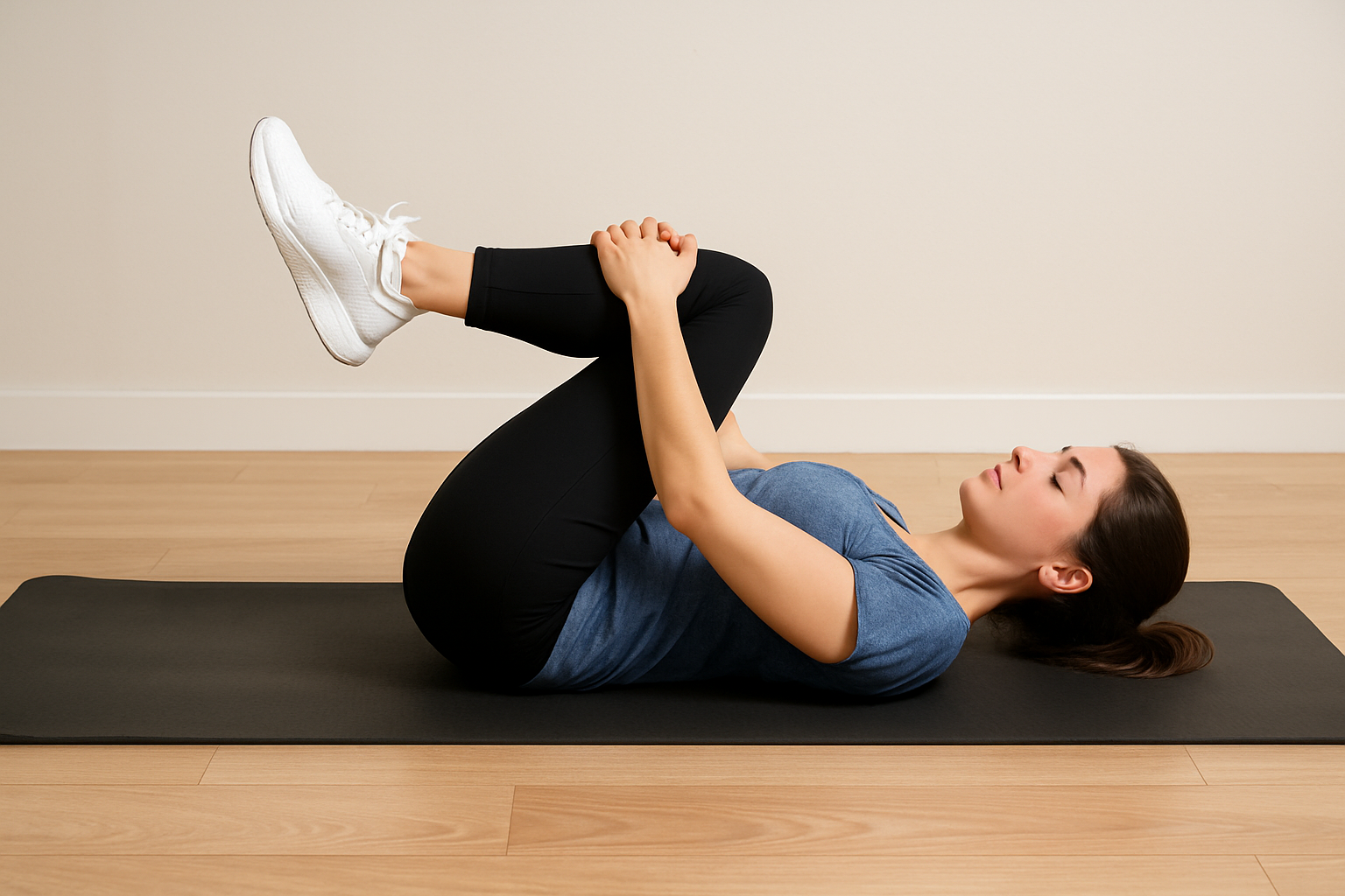 Knee-to-Chest Stretch for back pain