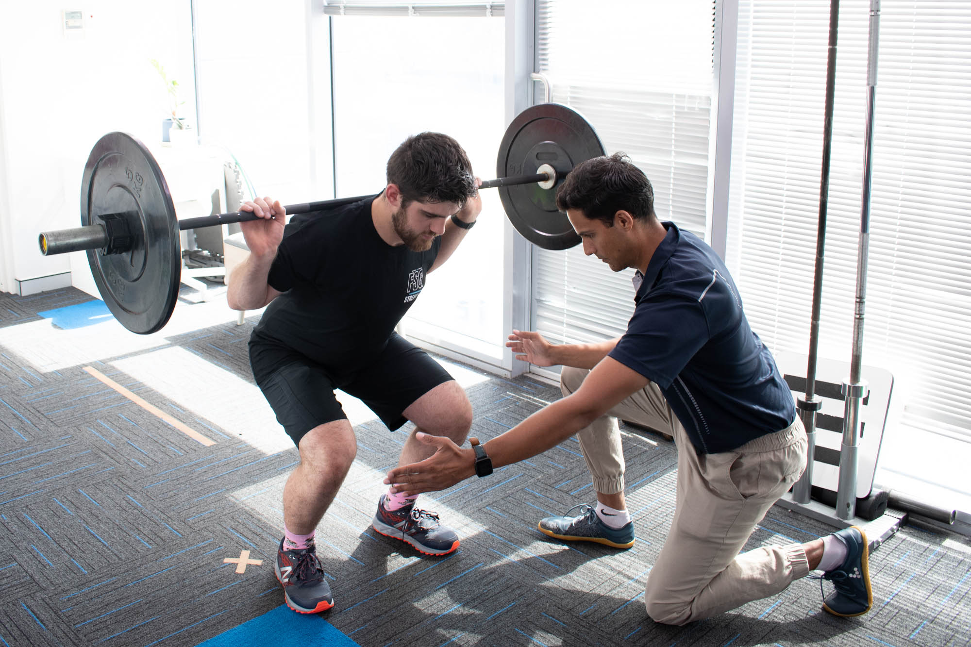 Athlete exercising at WA Health Group