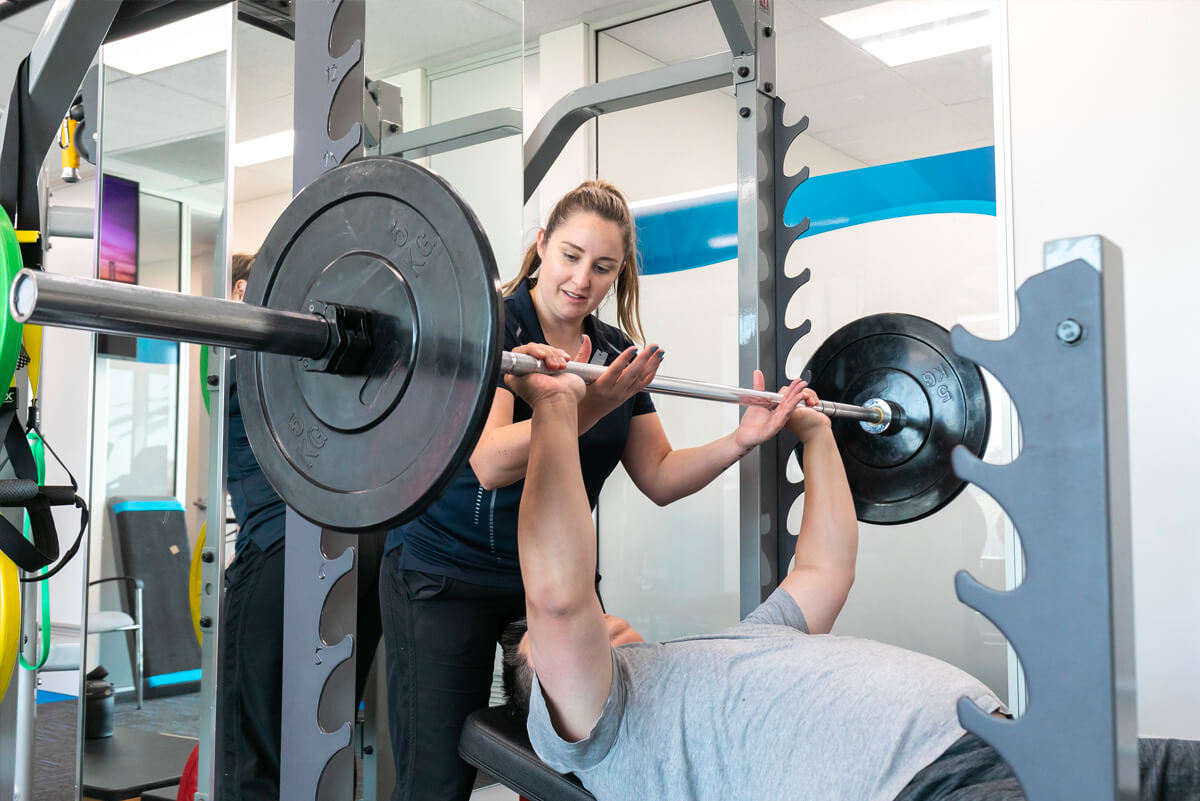 WA Health Group Physio helping a patient