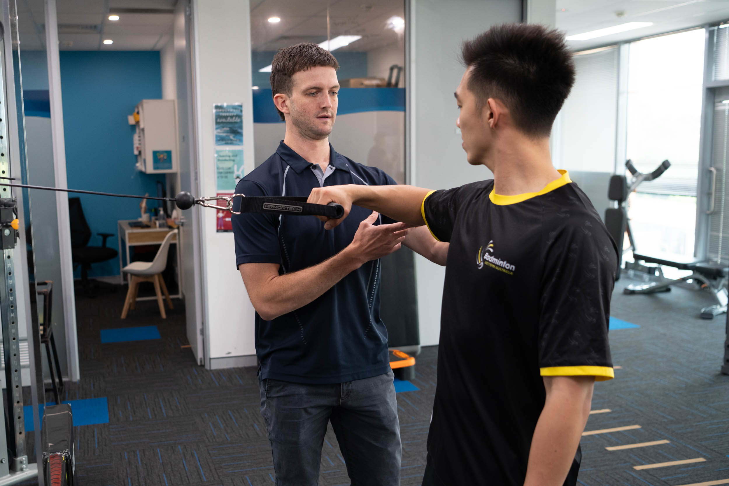 Physio for shoulder injury